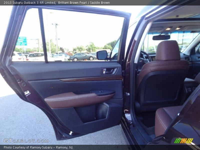 Brilliant Brown Pearl / Saddle Brown 2013 Subaru Outback 3.6R Limited