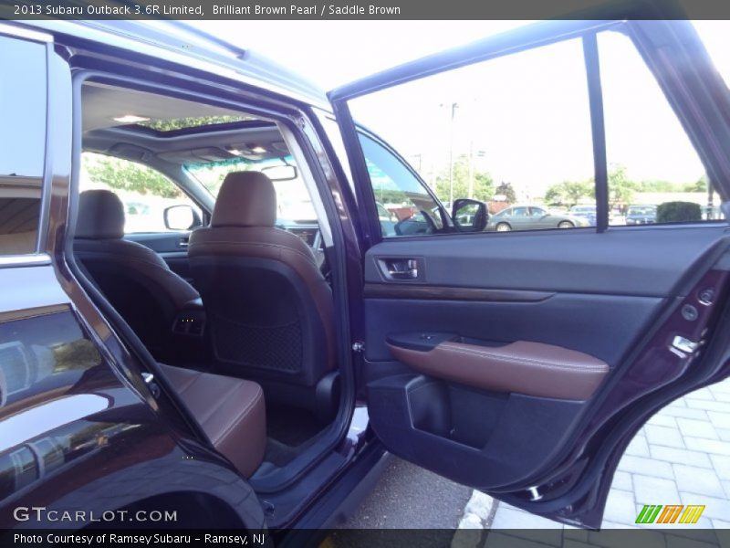 Brilliant Brown Pearl / Saddle Brown 2013 Subaru Outback 3.6R Limited