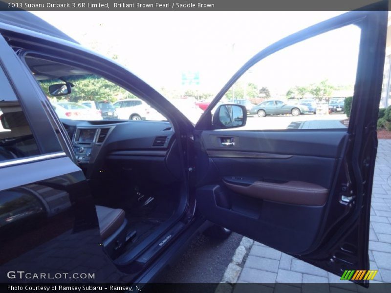 Brilliant Brown Pearl / Saddle Brown 2013 Subaru Outback 3.6R Limited
