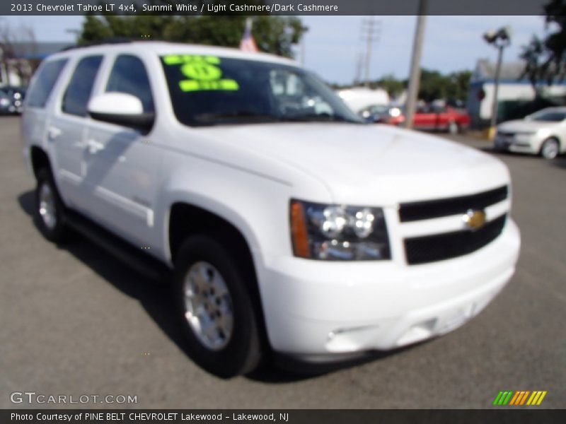 Summit White / Light Cashmere/Dark Cashmere 2013 Chevrolet Tahoe LT 4x4