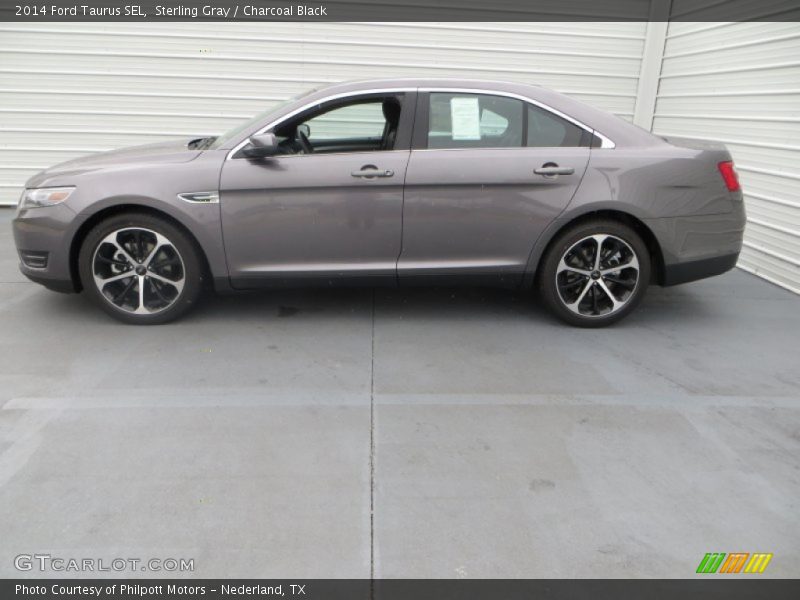 Sterling Gray / Charcoal Black 2014 Ford Taurus SEL