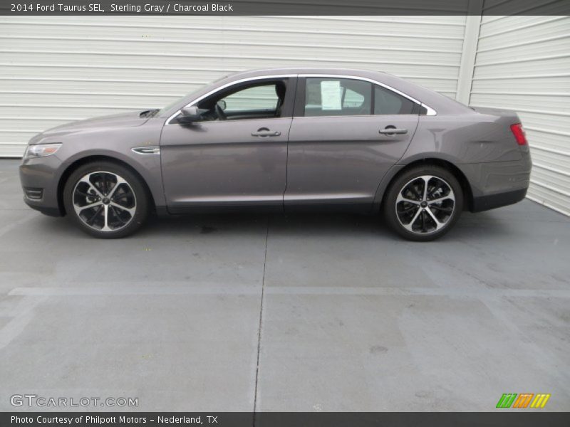 Sterling Gray / Charcoal Black 2014 Ford Taurus SEL