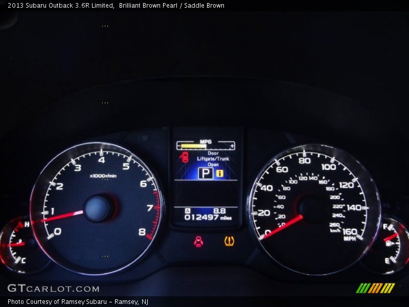  2013 Outback 3.6R Limited 3.6R Limited Gauges