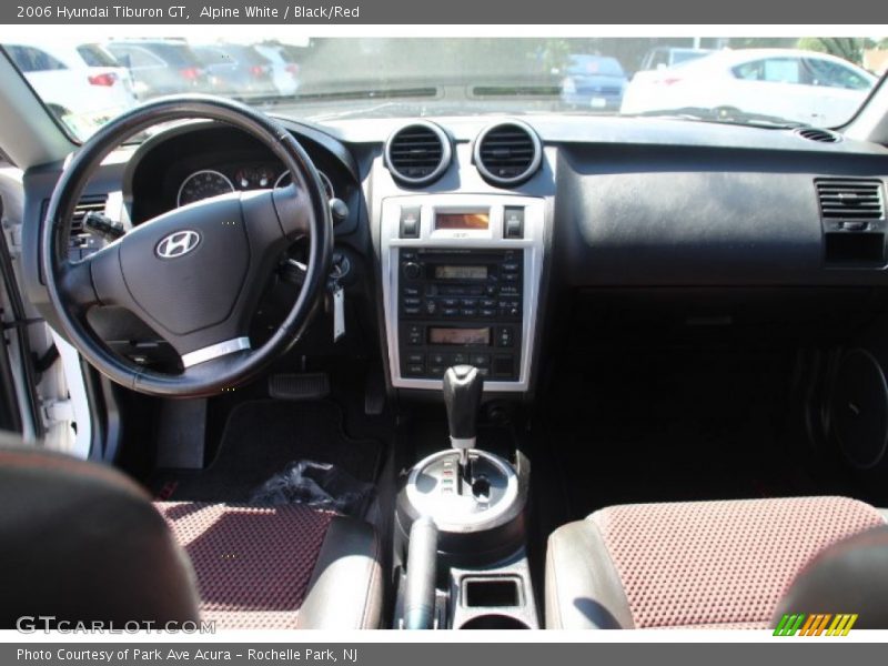 Alpine White / Black/Red 2006 Hyundai Tiburon GT