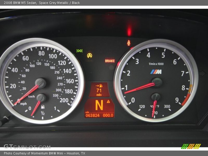 Space Grey Metallic / Black 2008 BMW M5 Sedan