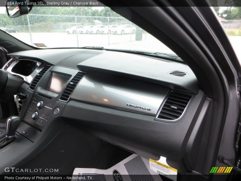 Sterling Gray / Charcoal Black 2014 Ford Taurus SEL