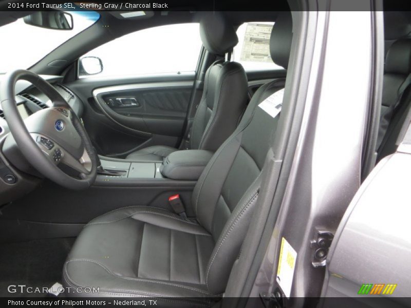 Sterling Gray / Charcoal Black 2014 Ford Taurus SEL