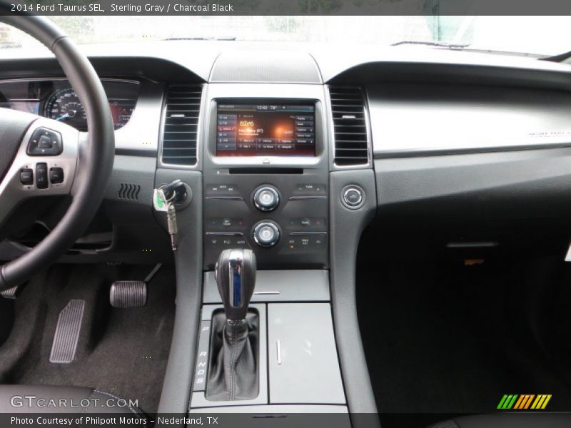 Sterling Gray / Charcoal Black 2014 Ford Taurus SEL