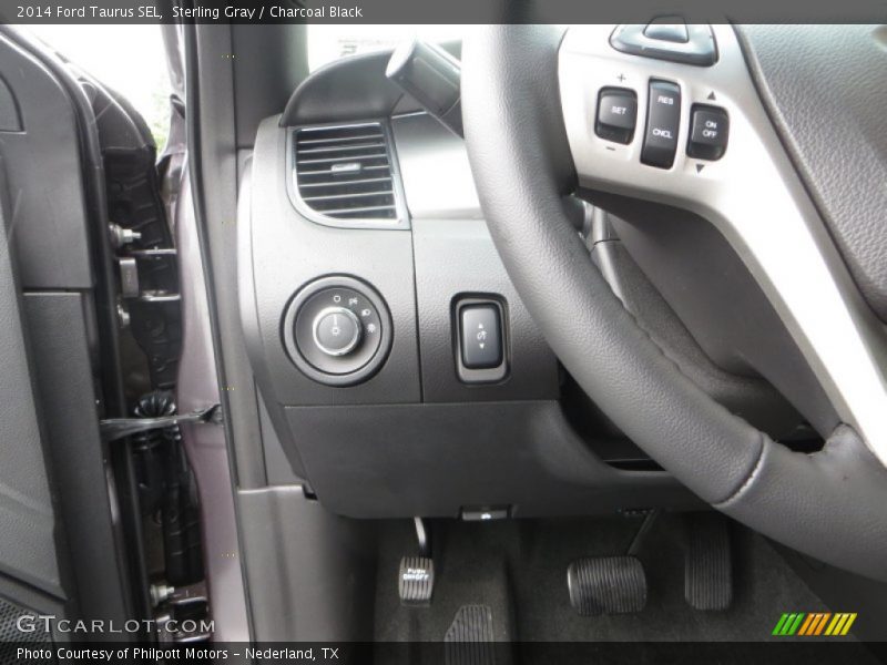 Sterling Gray / Charcoal Black 2014 Ford Taurus SEL