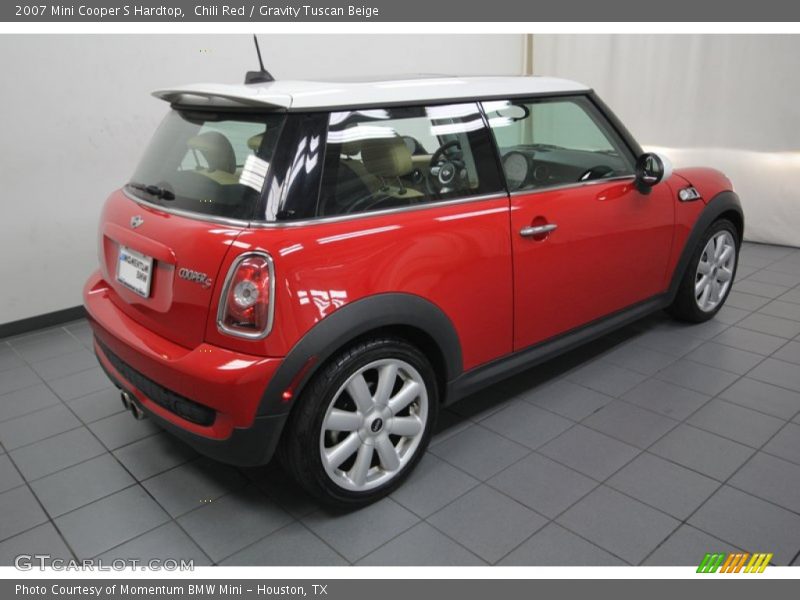 Chili Red / Gravity Tuscan Beige 2007 Mini Cooper S Hardtop