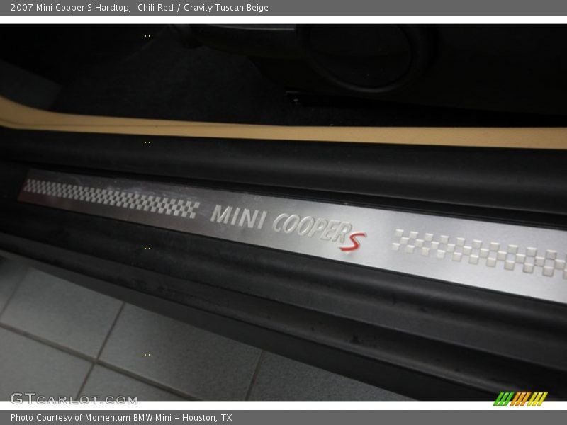 Chili Red / Gravity Tuscan Beige 2007 Mini Cooper S Hardtop