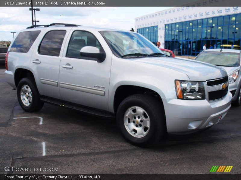 Silver Ice Metallic / Ebony 2013 Chevrolet Tahoe LT 4x4