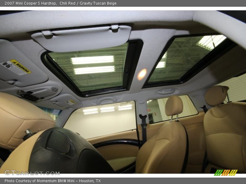 Chili Red / Gravity Tuscan Beige 2007 Mini Cooper S Hardtop