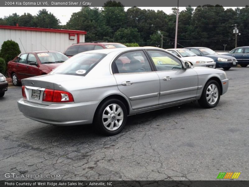 Diamond Silver / Gray 2004 Kia Optima LX V6