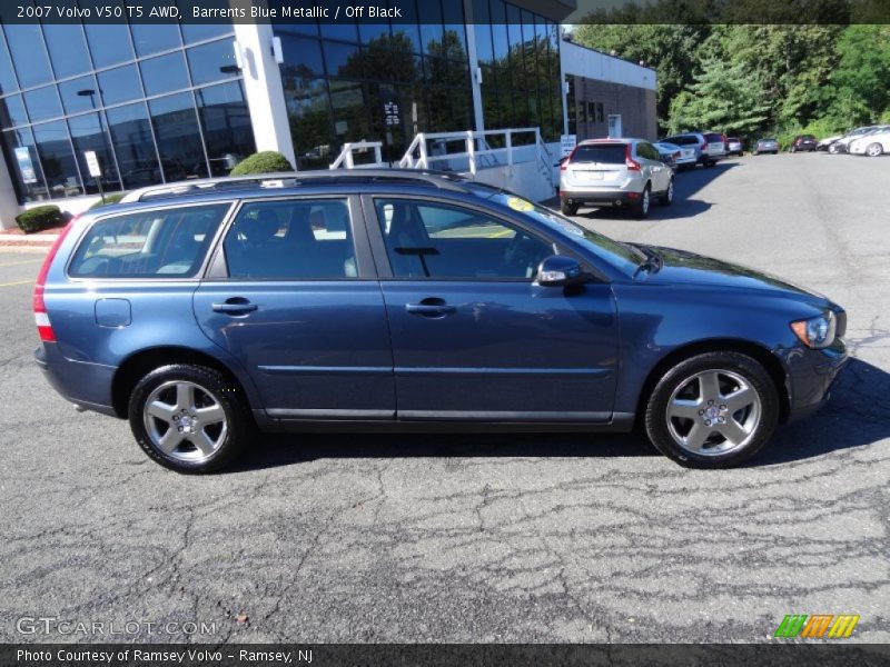 Barrents Blue Metallic / Off Black 2007 Volvo V50 T5 AWD