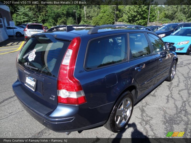 Barrents Blue Metallic / Off Black 2007 Volvo V50 T5 AWD