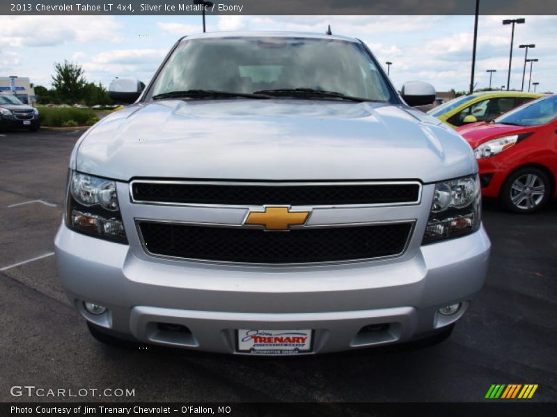Silver Ice Metallic / Ebony 2013 Chevrolet Tahoe LT 4x4