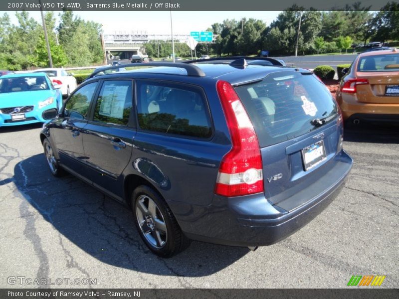 Barrents Blue Metallic / Off Black 2007 Volvo V50 T5 AWD
