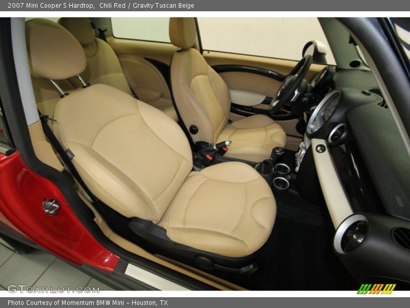 Chili Red / Gravity Tuscan Beige 2007 Mini Cooper S Hardtop