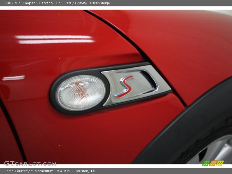 Chili Red / Gravity Tuscan Beige 2007 Mini Cooper S Hardtop