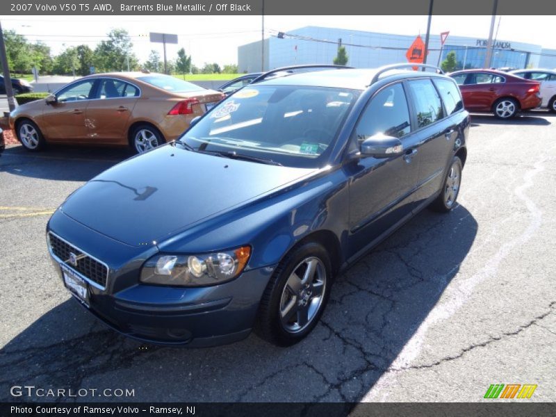 Barrents Blue Metallic / Off Black 2007 Volvo V50 T5 AWD