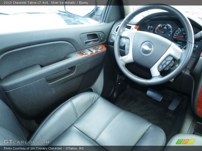 Silver Ice Metallic / Ebony 2013 Chevrolet Tahoe LT 4x4