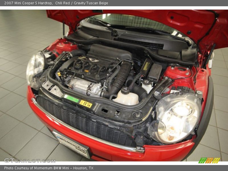 Chili Red / Gravity Tuscan Beige 2007 Mini Cooper S Hardtop
