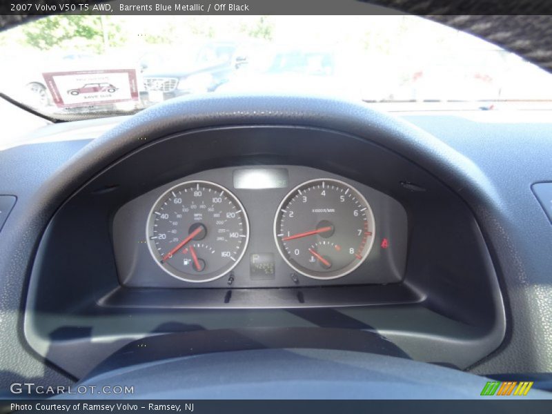 Barrents Blue Metallic / Off Black 2007 Volvo V50 T5 AWD
