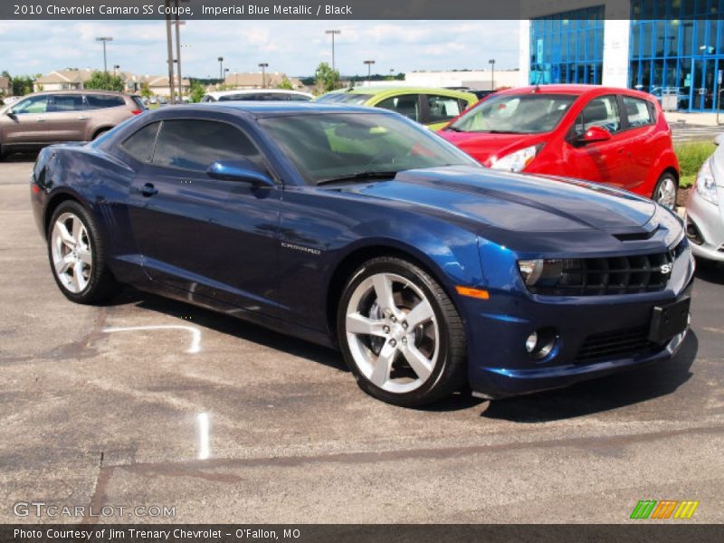 Imperial Blue Metallic / Black 2010 Chevrolet Camaro SS Coupe