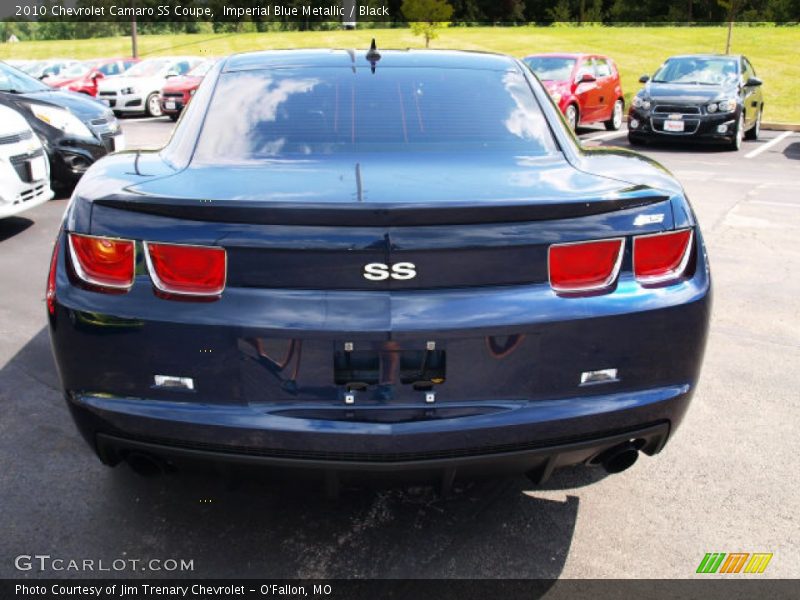 Imperial Blue Metallic / Black 2010 Chevrolet Camaro SS Coupe