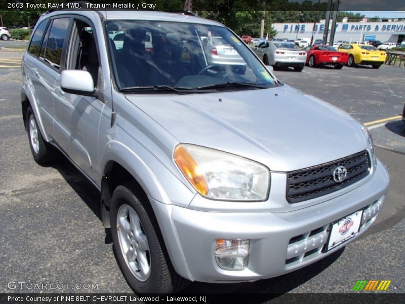 Titanium Metallic / Gray 2003 Toyota RAV4 4WD