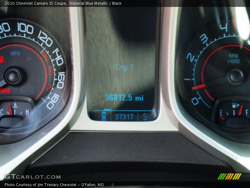 Imperial Blue Metallic / Black 2010 Chevrolet Camaro SS Coupe
