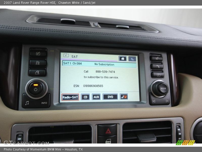 Chawton White / Sand/Jet 2007 Land Rover Range Rover HSE
