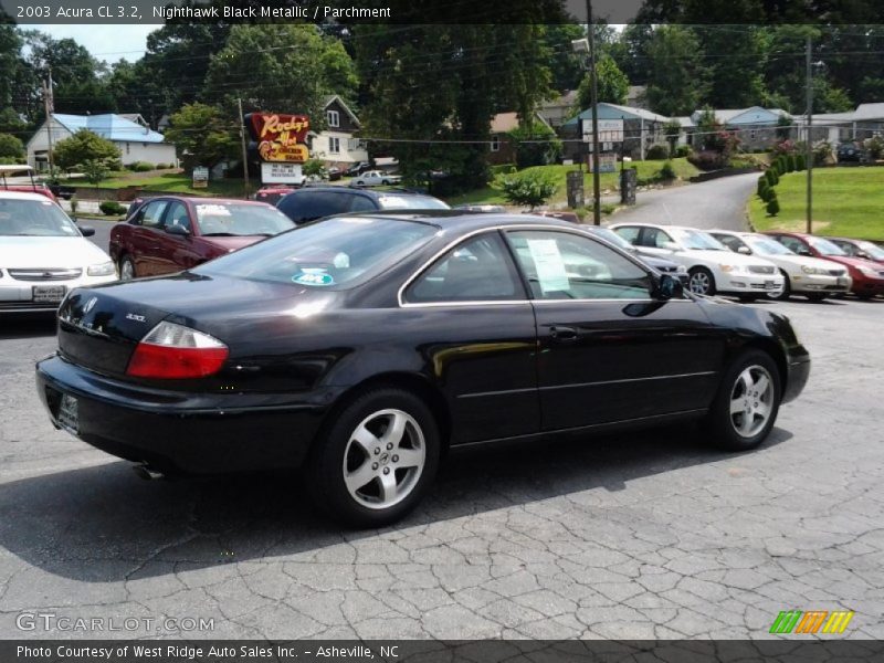 Nighthawk Black Metallic / Parchment 2003 Acura CL 3.2