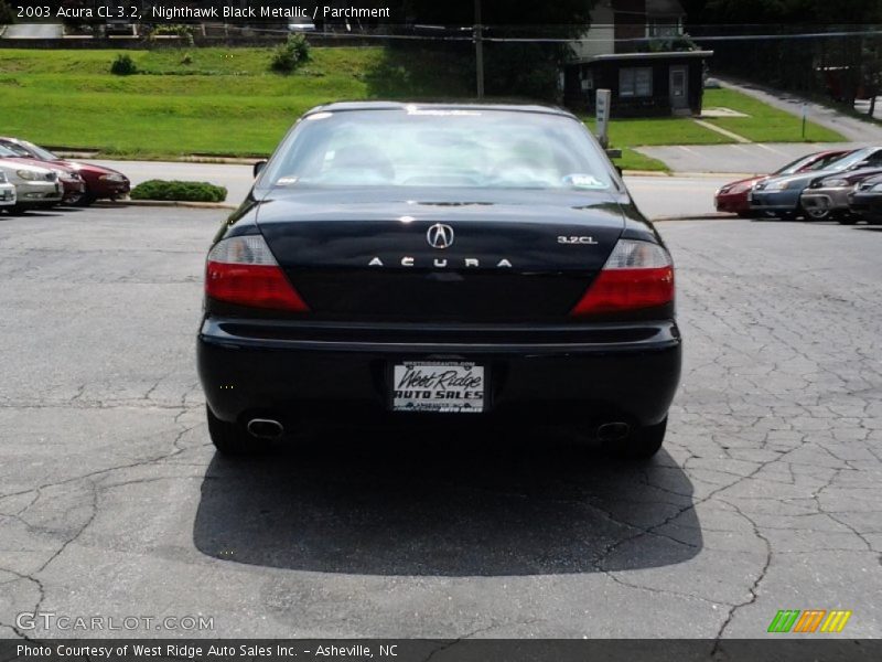 Nighthawk Black Metallic / Parchment 2003 Acura CL 3.2