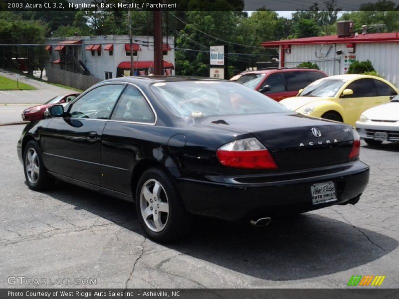 Nighthawk Black Metallic / Parchment 2003 Acura CL 3.2