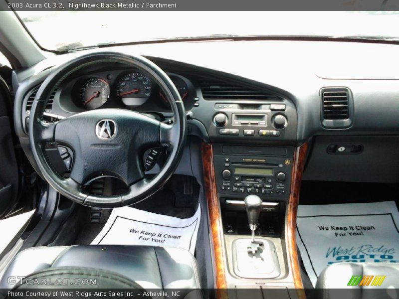 Nighthawk Black Metallic / Parchment 2003 Acura CL 3.2
