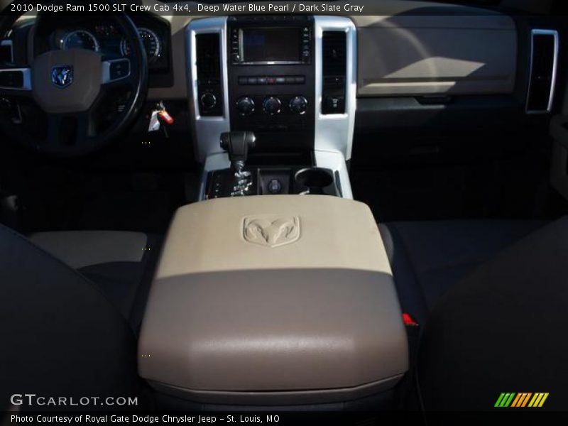 Deep Water Blue Pearl / Dark Slate Gray 2010 Dodge Ram 1500 SLT Crew Cab 4x4