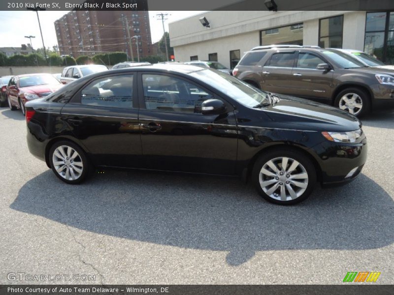 Ebony Black / Black Sport 2010 Kia Forte SX