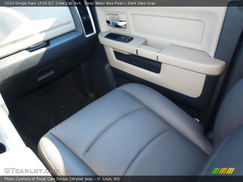 Deep Water Blue Pearl / Dark Slate Gray 2010 Dodge Ram 1500 SLT Crew Cab 4x4