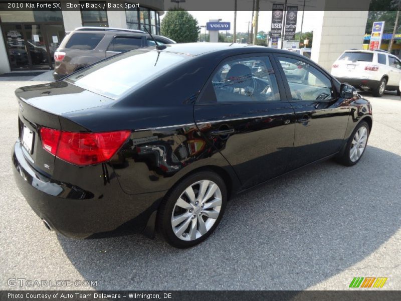 Ebony Black / Black Sport 2010 Kia Forte SX