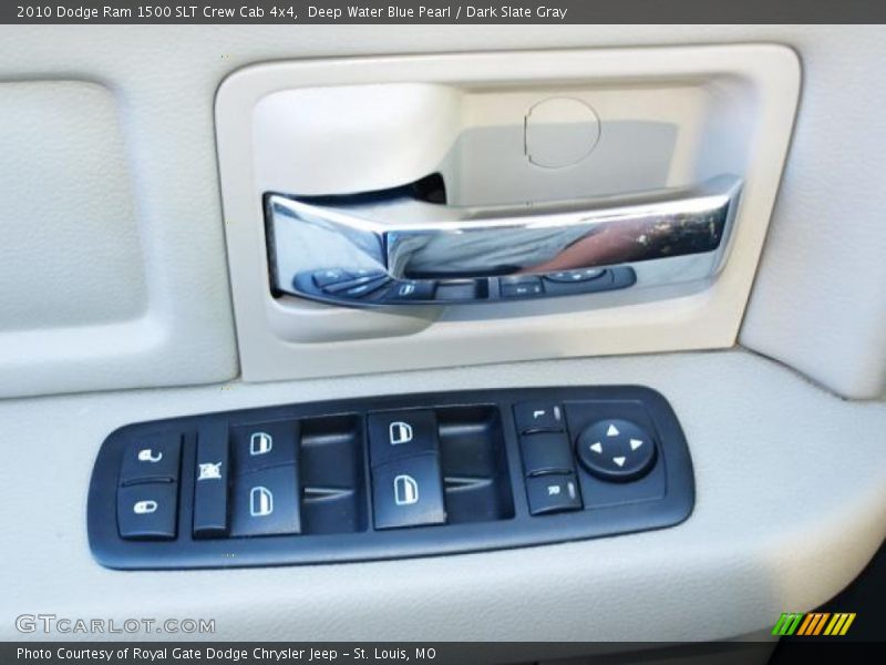 Deep Water Blue Pearl / Dark Slate Gray 2010 Dodge Ram 1500 SLT Crew Cab 4x4
