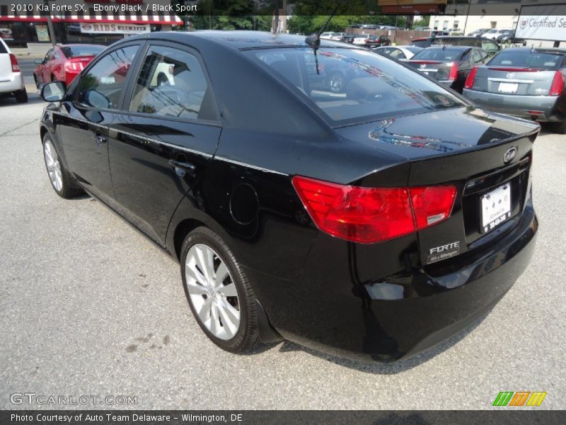 Ebony Black / Black Sport 2010 Kia Forte SX