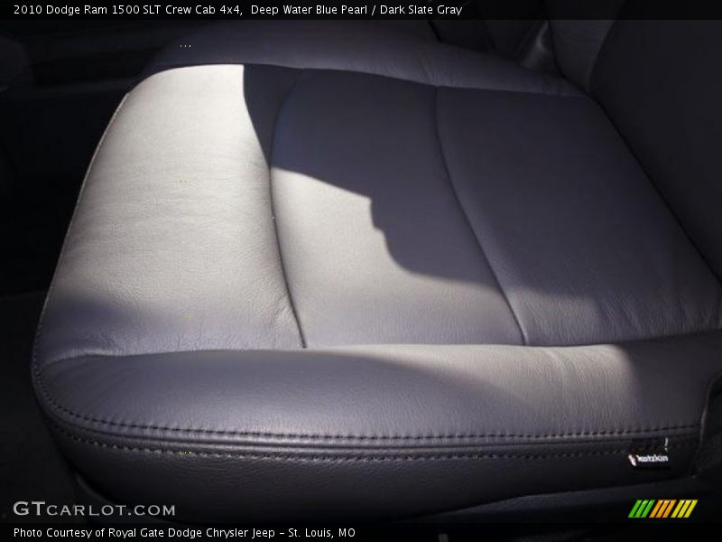 Deep Water Blue Pearl / Dark Slate Gray 2010 Dodge Ram 1500 SLT Crew Cab 4x4