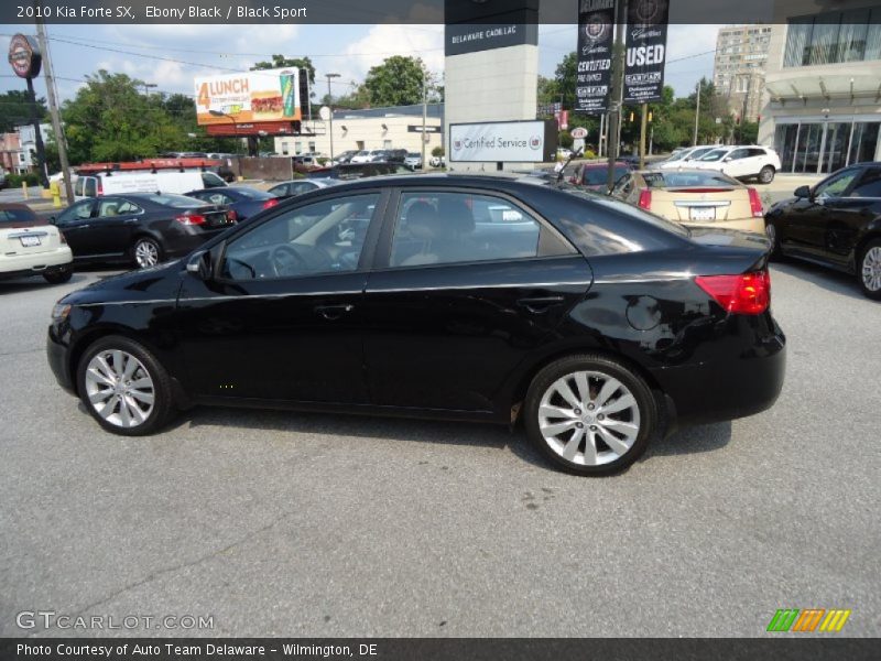 Ebony Black / Black Sport 2010 Kia Forte SX