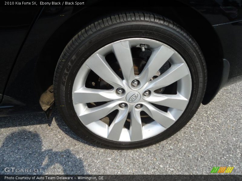 Ebony Black / Black Sport 2010 Kia Forte SX