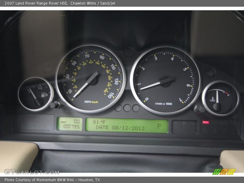 Chawton White / Sand/Jet 2007 Land Rover Range Rover HSE