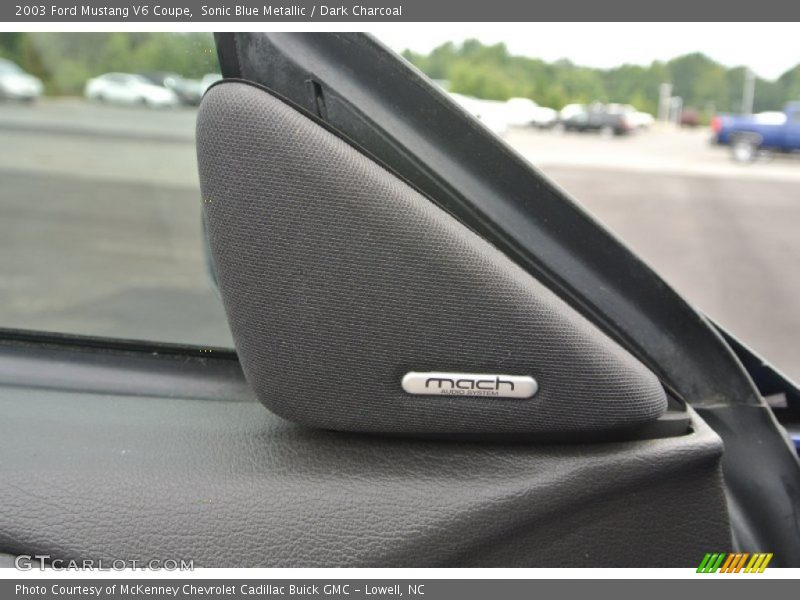 Sonic Blue Metallic / Dark Charcoal 2003 Ford Mustang V6 Coupe