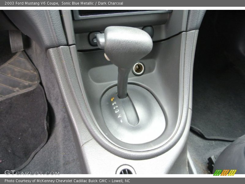 Sonic Blue Metallic / Dark Charcoal 2003 Ford Mustang V6 Coupe