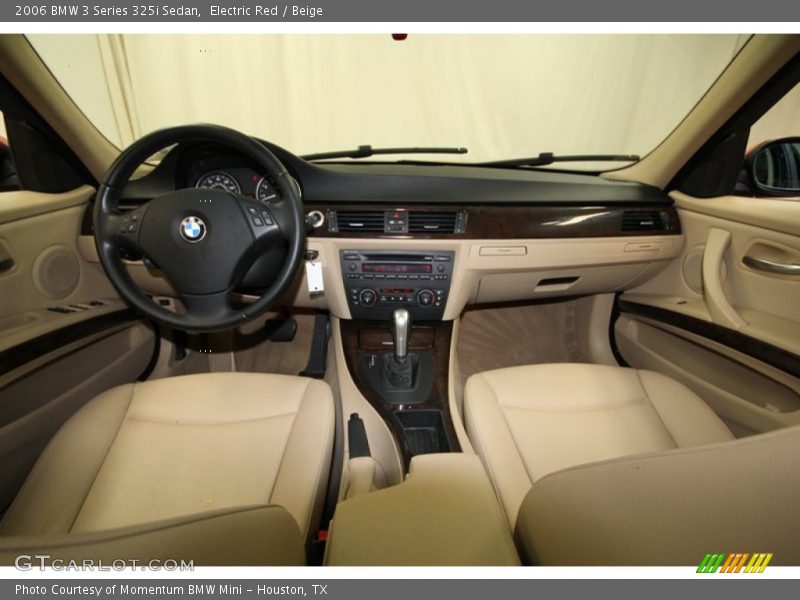 Electric Red / Beige 2006 BMW 3 Series 325i Sedan